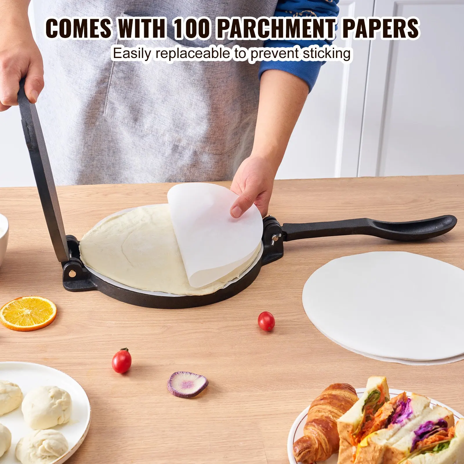 Tortilla Press 8 Inch and  Cas - Tortilla Press Cast review and price