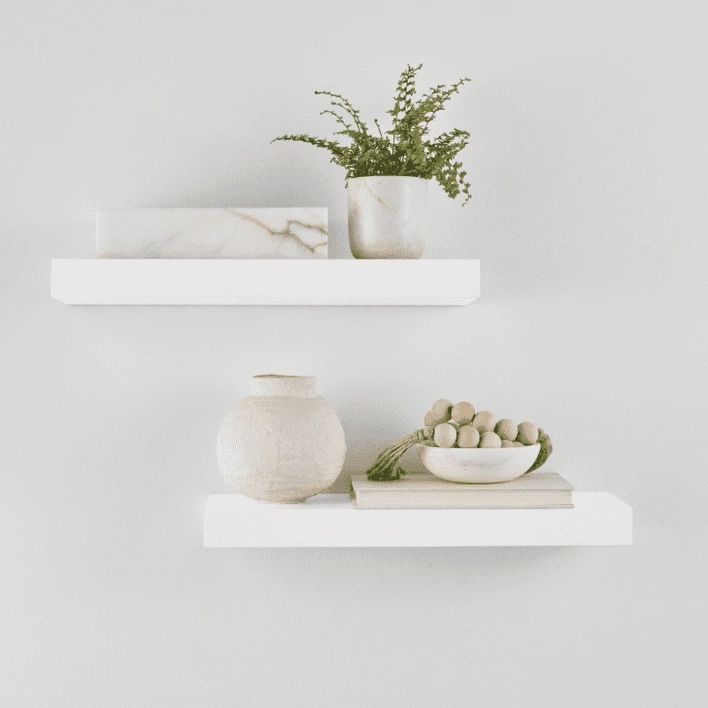 White Floating Shelves Set of  - Kitchen Appliances In White review and price