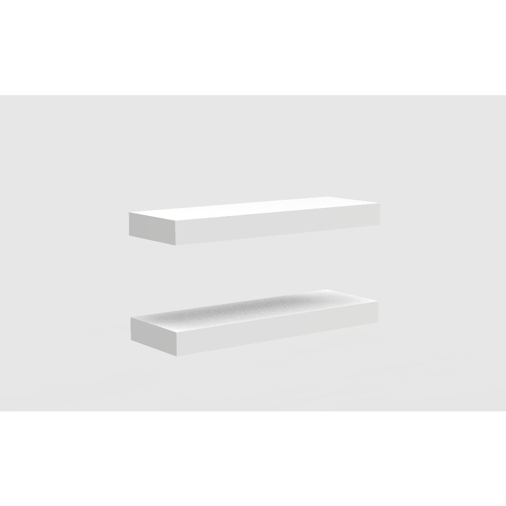 White Floating Shelves Set of  - Kitchen Appliances In White review and price