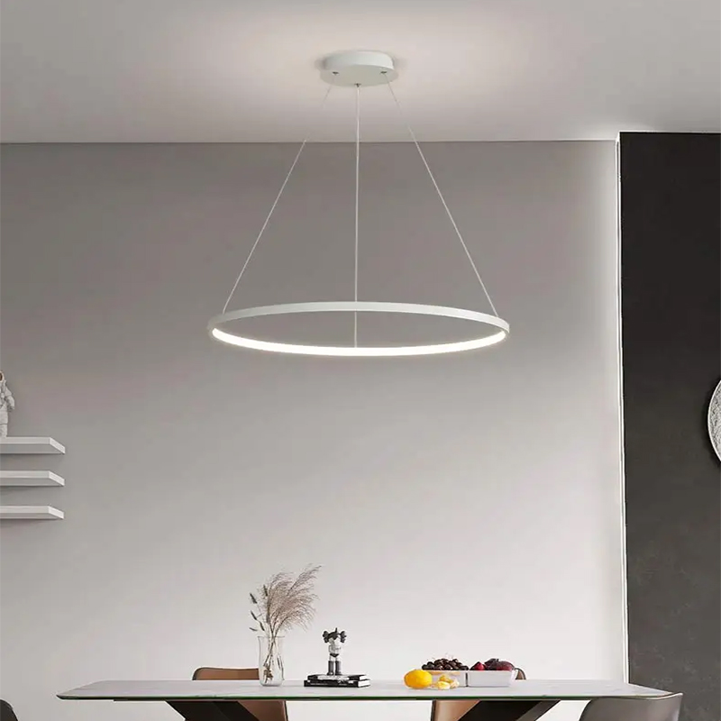 Modern Round LED Chandelier Bl - Kitchen Appliances In White review and price