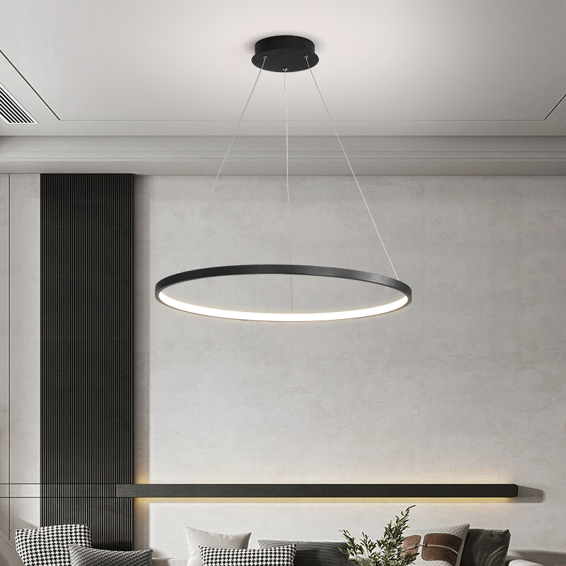 Modern Round LED Chandelier Bl - Kitchen Appliances In White review and price
