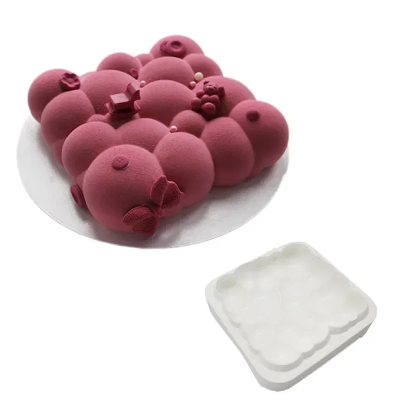 3D Square Cloud Shaped Silicon - Kitchen Appliances In White review and price