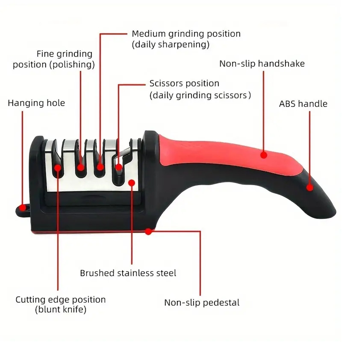 3/4 Segment Knife Sharpener Ki - Kitchen Appliances Best review and price