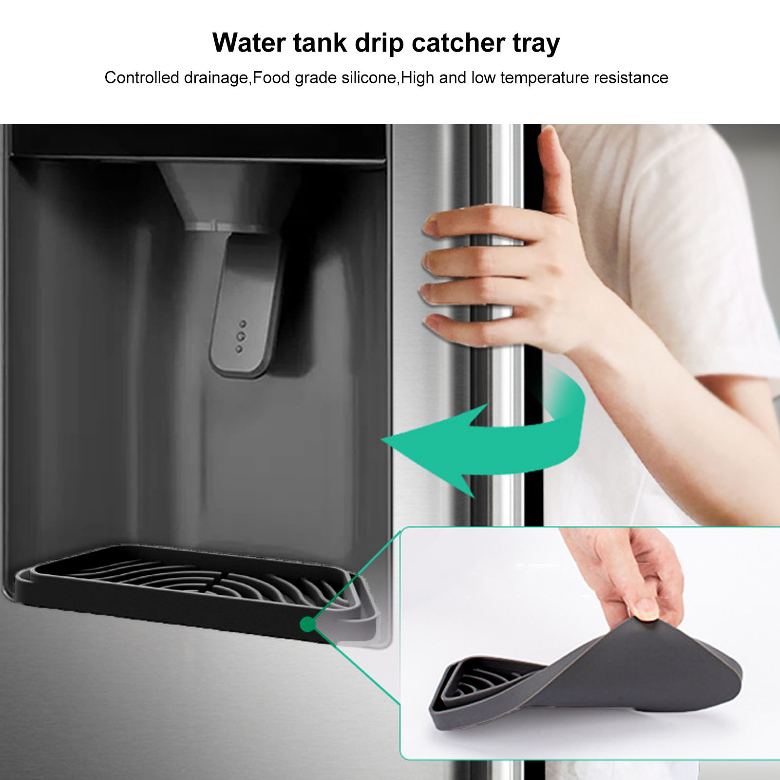 2Pcs Trapezoidal Silicone Refr - Kitchen Appliances List review and price