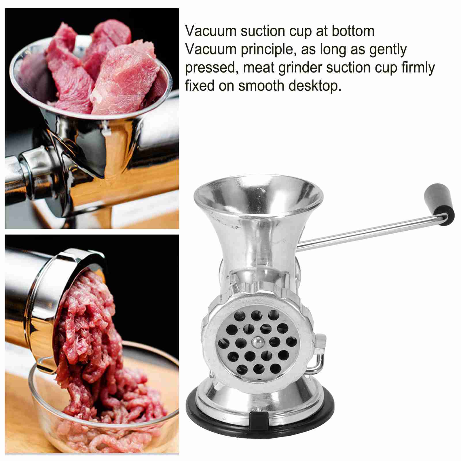 Manual Meat Grinder Silver Alu - Kitchen Appliances Best review and price