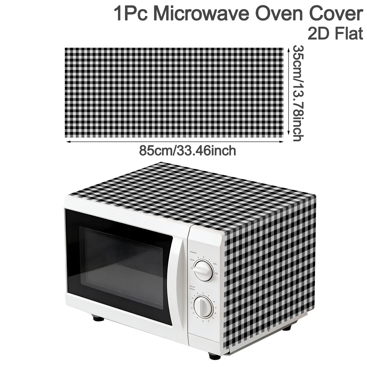 Black White Plaid Microwave Ov - Kitchen Appliances In White review and price