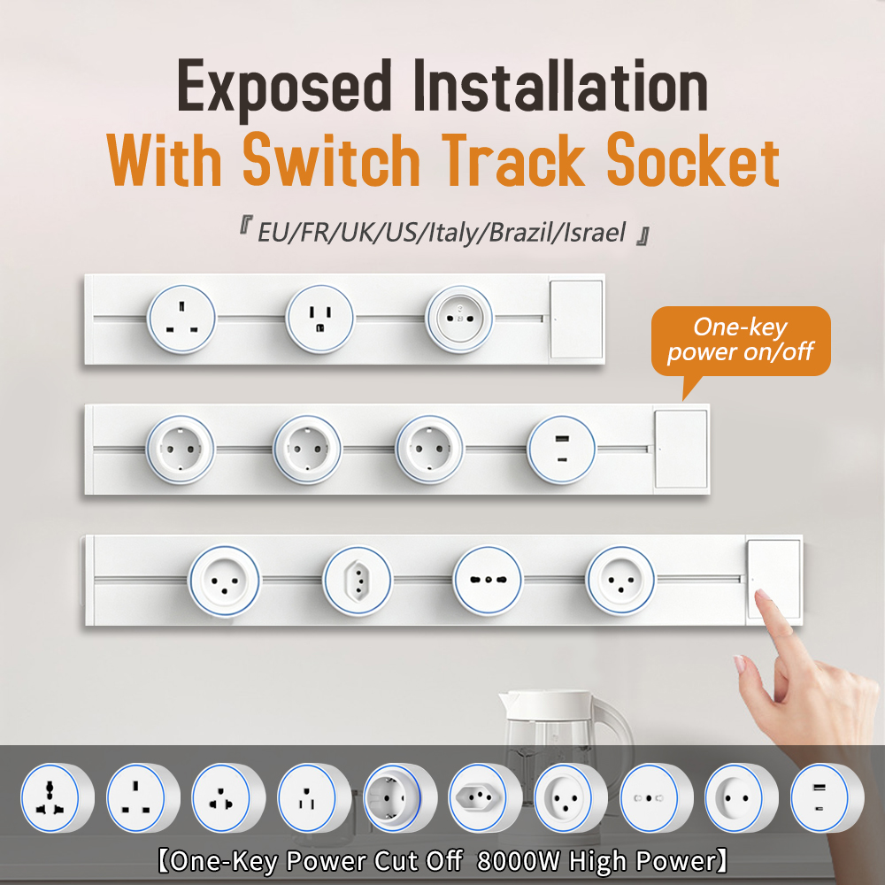 White Home Movable Power Track - Kitchen Appliances In White review and price