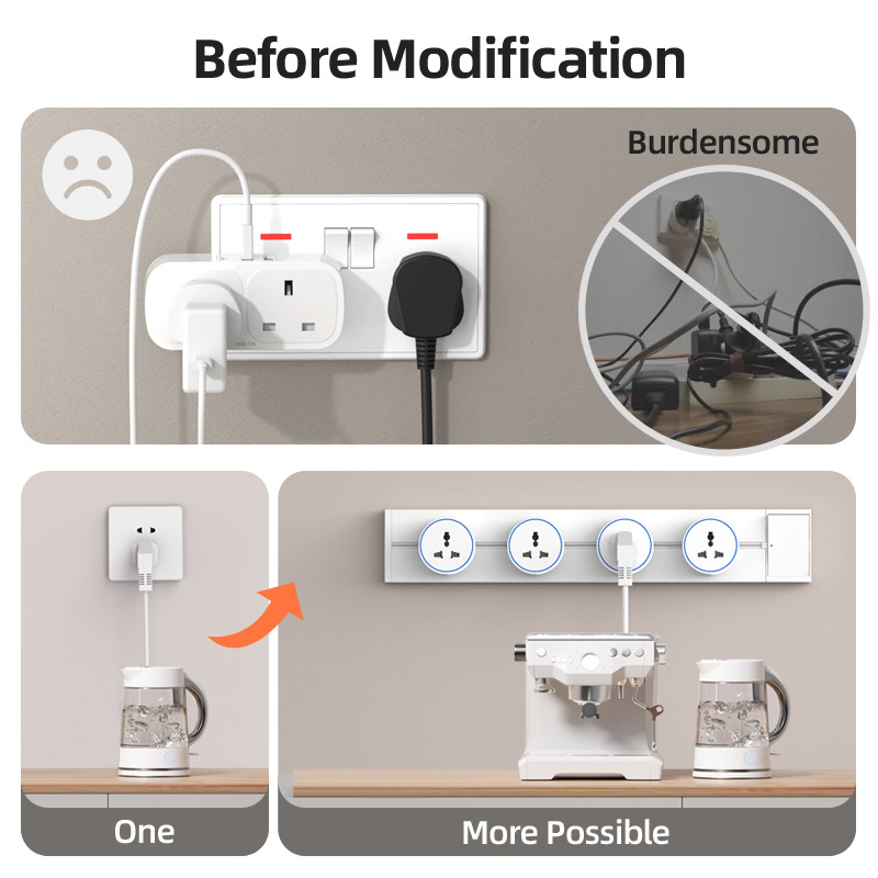 White Home Movable Power Track - Kitchen Appliances In White review and price